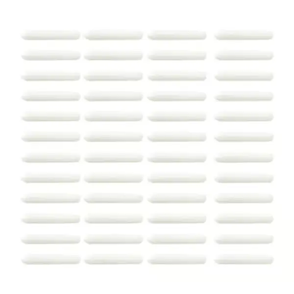 200 stk Gummihette Oppvaskmaskinhettedeksel HVIT 200STK 200STK White 200Pcs-200Pcs