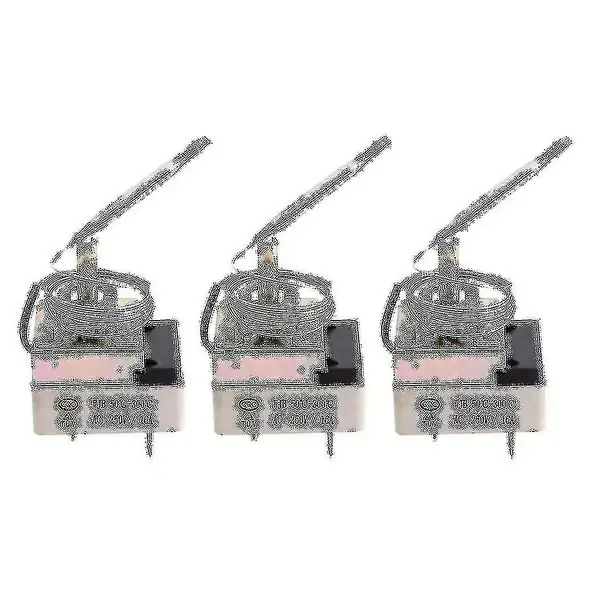 3x AC 16A 250V 50 Til 300 Celsius Grader 3 Pin Nc Kapillær Termostat For Elektrisk Ovn