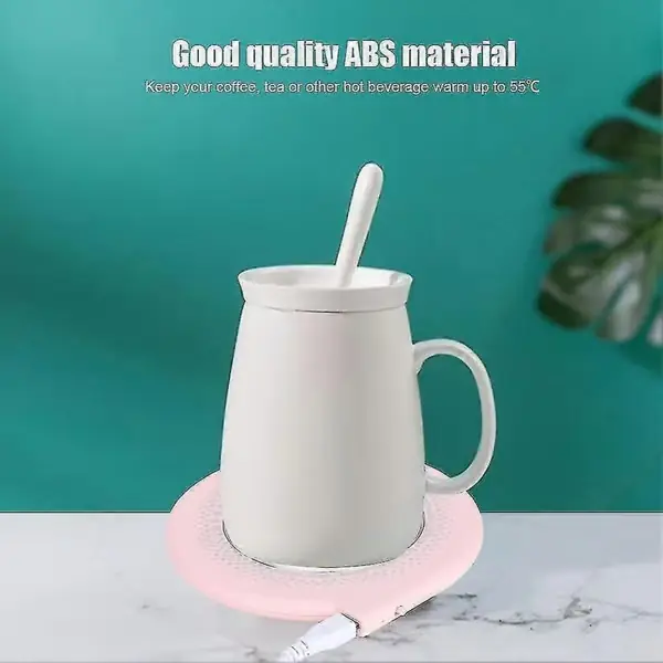 GETIT Kaffe- og melketekopp varmepute, 10w, rosa