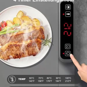 Varmeplate – Matvarmer – Matvarmematte – Elektrisk varmeplate – Buffetvarmer – 5 temperaturinnstillinger og 4 tidtakere Automatisk Buffetfest
