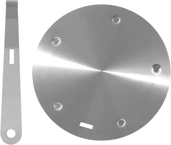Induksjonsplateadapter, Induksjonskomfyr Grytekonverteringsskive, Avtakbart Varmespredningshåndtak for Hjemmebrukere, 20*20cm, Sølv, Rustfritt Stål
