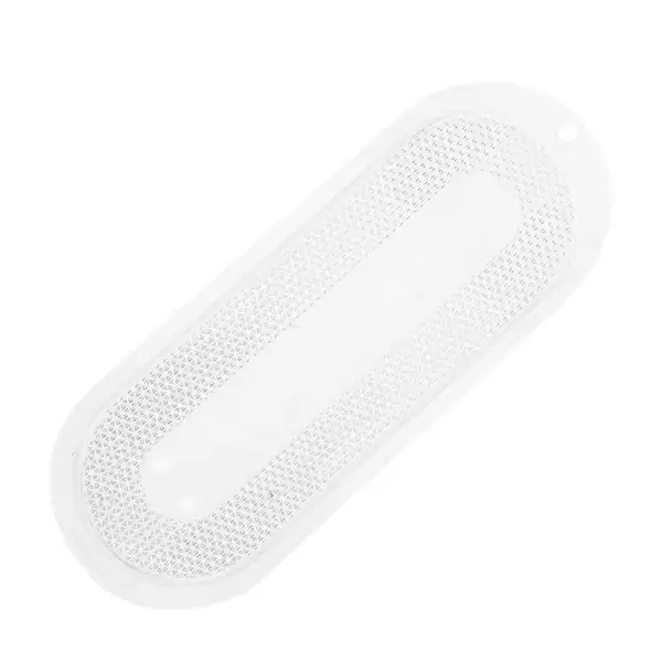 Oval lysdeksel for kjøkkenvifte, moderne design, hjemmekjøkken, 18,50 x 7,00 x 0,70 cm, 1 sett