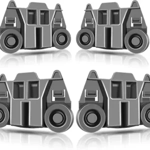 4 pakker W10195417 OPPGRADERT Oppvaskmaskinhjul Nedre stativ For Whirlpool Kitchen Aid