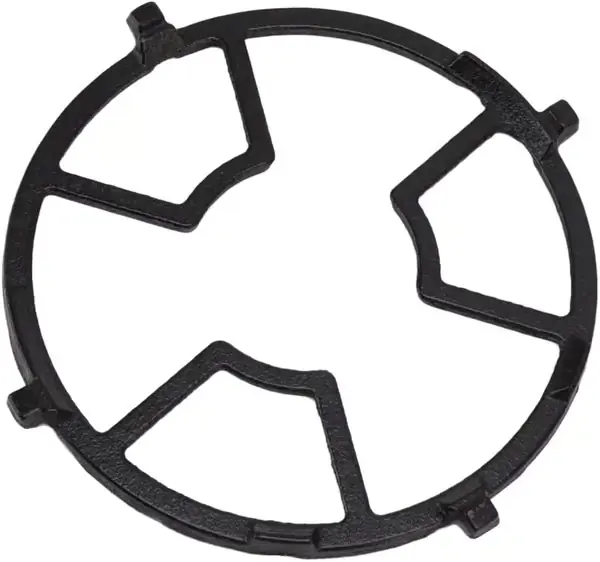 Metallgrytestøtte for gasskomfyr, flammereduserer, varmespreder, kaffetrakteradapter, koketopp