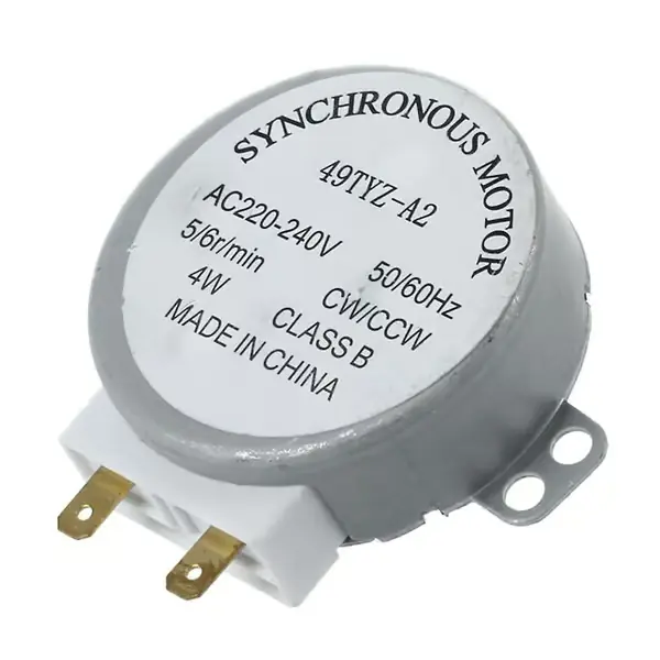 Synkronmotor for mikrobølgeovn, AC 220-240V 50/60Hz 5/6RPM 4W