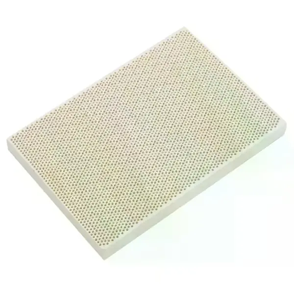 Keramisk loddeplate med honeycomb-struktur for gasskomfyrhode 135x95x13mm Ny