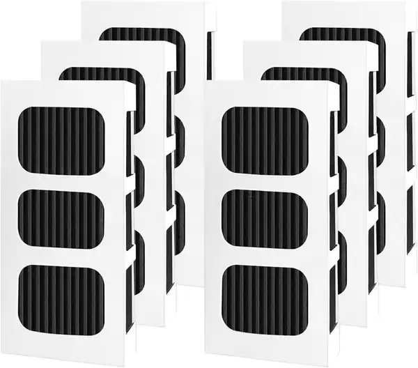 Pakke med 6 filtre kompatible med Frigidaire Pure Air Ultra, Paultra2 Frigidaire Pureair Ultra II luftfilter, 242047805, 5303918847, Eap12364179