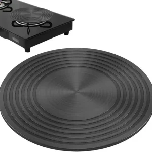 Varmespreder for gasskomfyr 11 tommer Non-Stick belegg Varmesprederplate Aluminiumslegering Gassreduserende Flammebeskytter Simmerringplate