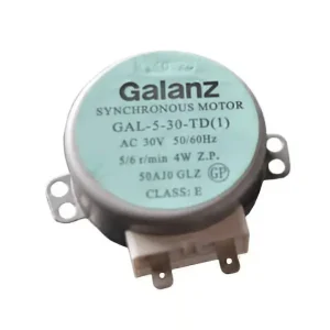 Mikrobølgeovn platespillermotor synkronmotor GAL-5-30-TD 30V 4W for GALANZ mikrobølgeovntilbehør 1 STK