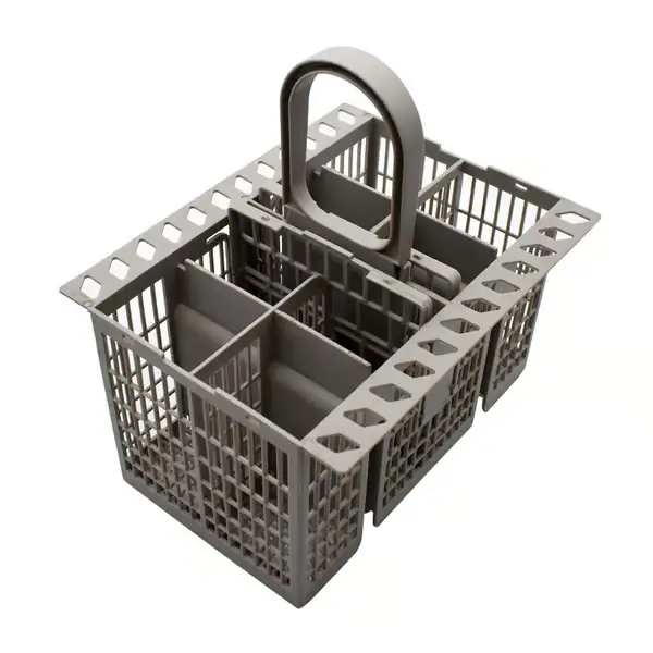 Kompatibel med Hotpoint oppvaskmaskiner Multifunksjonell delt bestikkorganisatorkurv
