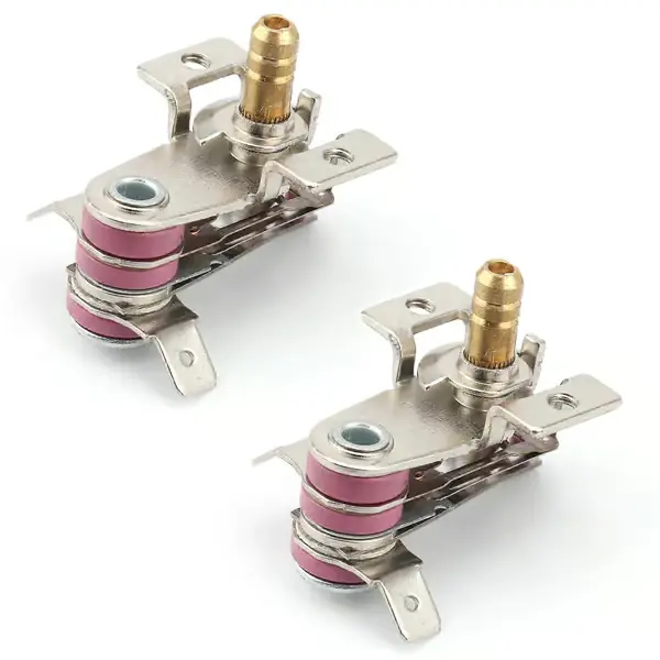 250V 16A Elektrisk Ovn Termostat Regulator Bryter Justerbar Termostat Temperaturkontroller Tilbehør (2 stk) (FMY)
