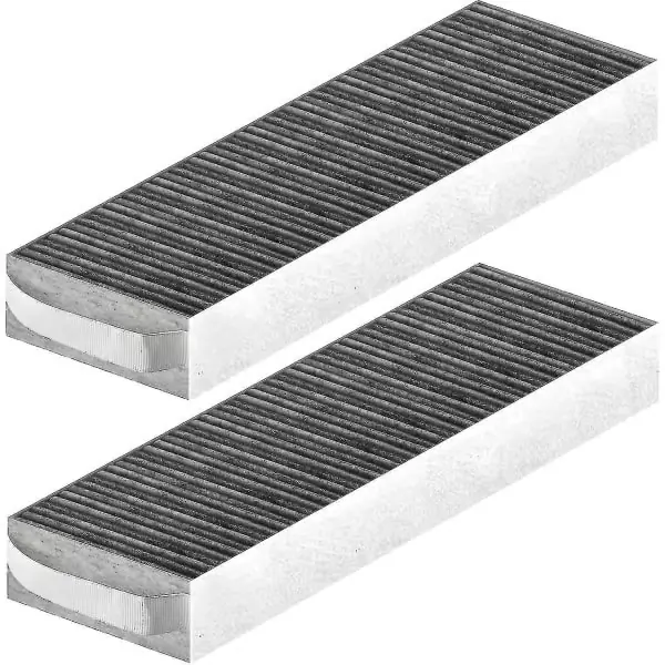 2026, 2-pakning aktivert karbonfilter for Bora Pure/X Pure/S Pure ventilator, PUAKF filtertilbehør erstatningsfilter