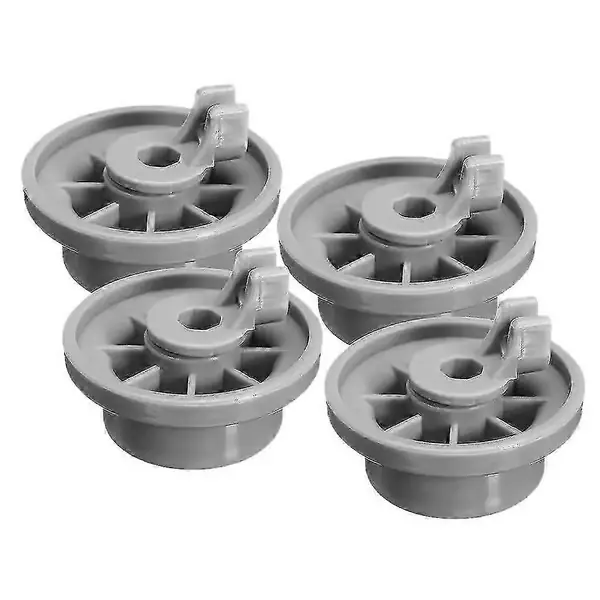 4 X Hjul til nedre kurv i oppvaskmaskin for Bosch Neff & Siemens Grå 165314 s20241224371 (FMY) gray