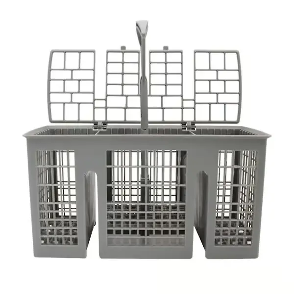 Universell Bestikkurv for Oppvaskmaskin, Med Avtakbart Håndtak, Oppvaskmaskinholder for Bestikk FBY