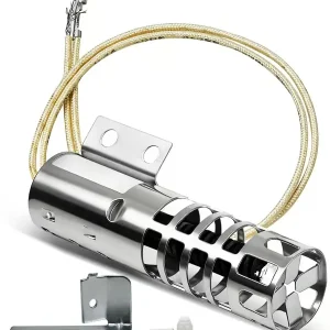 WB2X9154 rund gasskomfyrtenner, kompatibel med (GE) JGBP32GEL1/JGSP21GEP1/JGBP30AEW1AA, erstatning for WB13K10027/WB13K1/WB13K04/PS243425, XL44