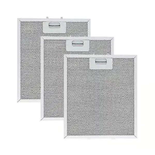 stk W10169961A Viftefilter for Jenn Air Komfyrhette Erstatter Ventilasjonsfilter i Aluminium 30,5x26,7cm - God (FMY) Grå Hvit