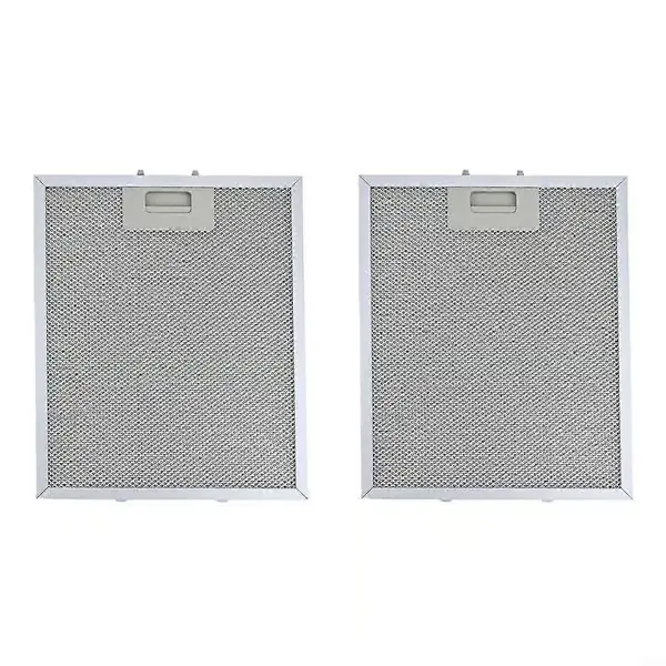 2 x Filter, 2 x Fettfilter i aluminiumnett, viftefilter, erstatning, 300 x 250 mm z (FMY)