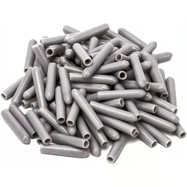 120 stk. Oppvaskmaskinhetter, Innvendig diameter 3MM PVC Beskyttelsesdeksel, Oppvaskkurv, 325mm (Grå)