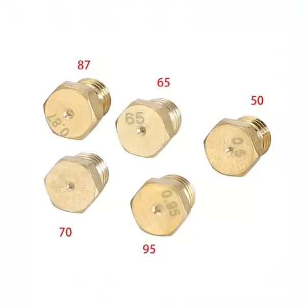 5 stk. brenner gasskomfyr LPG-konverteringssett dyser 50 65 70 87 95 Bra