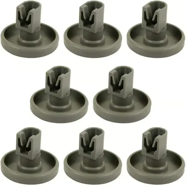 Oppvaskmaskinhjul - Nedre kurv - 8 deler - 40mm - Universelle oppvaskmaskinhjul for nedre kurv - Passer til Ikea, AEG, Elect-FA-