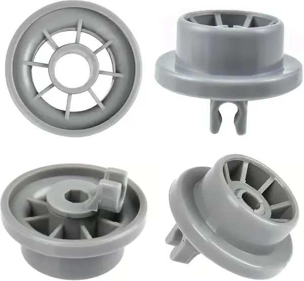 Sett med 4 oppvaskmaskinhjul for underkurv, oppvaskmaskinhjul for Siemens, Bosch 165314(w)