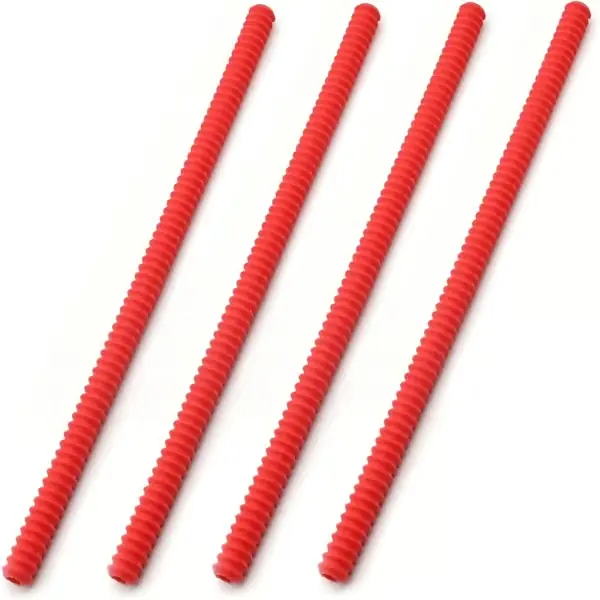 /EA/4-pakning Ovnhyllbeskyttelse, Sikkerhetsbeskyttelse Brødrister Bakekantbeskyttelse - Fullstendig Beskyttelse Mot Brannskader og Arr (Rød) Red-m...