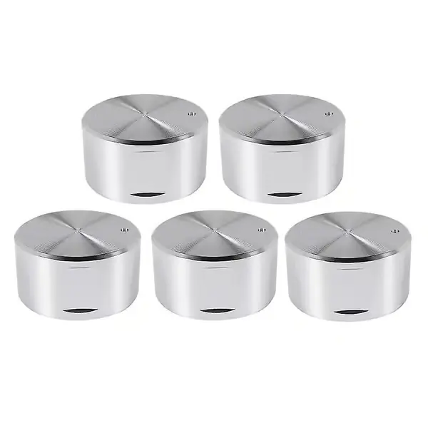 5 stk Metall Gasskomfyr Knapper 8mm Komfyr Kontroll Ovn Knapp Brenner Knapp Gass Hob Bryter Utskifting