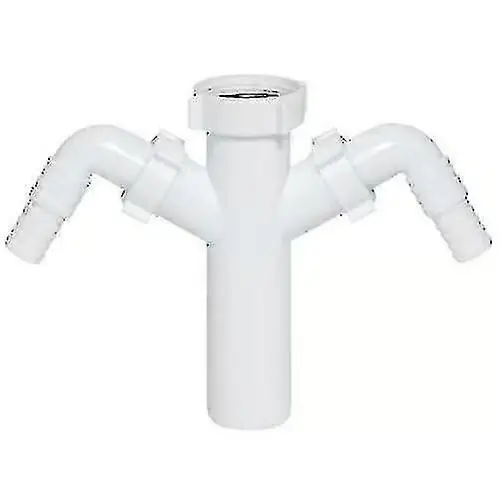 Avløpsrørkobling 1 1/2 Bsp X 40mm med Dobbel Oppvaskmaskininngang - Perfekt
