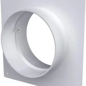 150mm Kanalforbindelsesflens, Plast Rett Rørflens for Varme- og Kjøleventilasjonssystem (15cm)