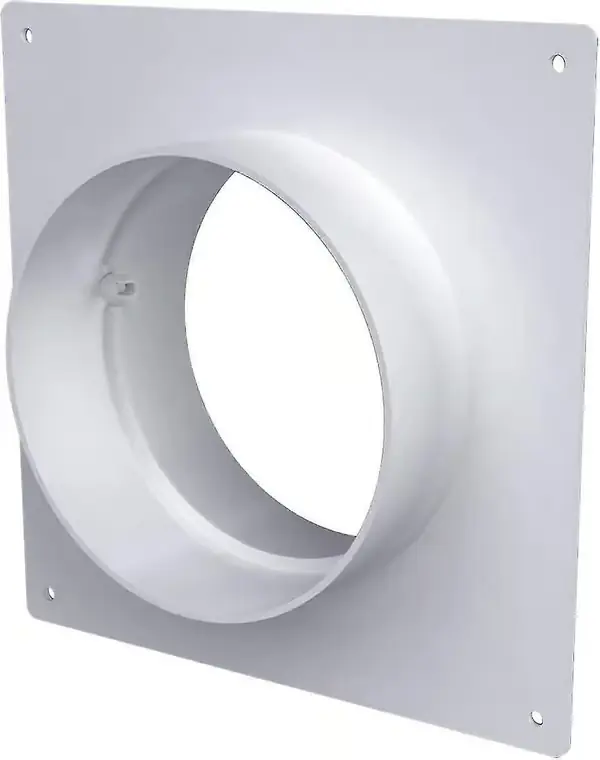 150mm Kanalforbindelsesflens, Plast Rett Rørflens for Varme- og Kjøleventilasjonssystem (15cm)
