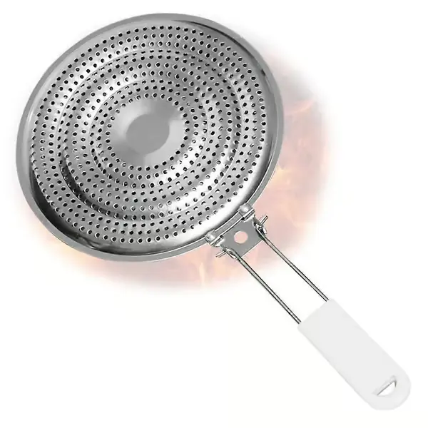 Varmediffusor Reduser Flammebeskytter Simmerplate, Tykkelse i Rustfritt Stål for Elektriske og Gasskomfyrer