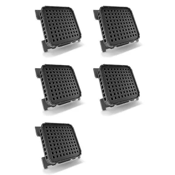 5X Filter for Liebherr Fresh Air-kjøleskap - Erstatter 7440021-00 9096989, 988246001, 988246000, 9882429 Svart