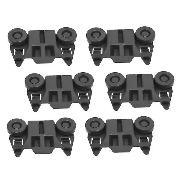 6 stk. Oppvaskmaskin Rulledeler Wpw10195417 Ap4538395 Ap6016764 Ps2579553 Ps11750057 Trinserack P
