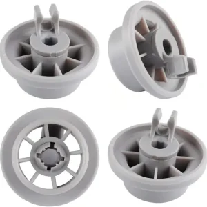 (4 stk.) 165314 Oppvaskmaskinkurvhjul Kompatible med Bosch Siemens Neff Powekas AP2802428 PS3439123 Oppvaskmaskin R-FQ-