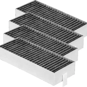 2024 4 stk. kullfilter for kjøkkenvifte Siemens Hz9vrcr0 17004796 / Bosch Hez9vrcr0 17004805 / Neff Z821vr0 17004806 / Gaggenau Ca282111-max
