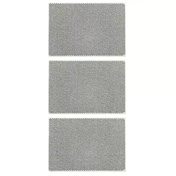 3x gassbrenner keramisk honeycomb sveiset plate oppvarming 135x95x13mm{hw}