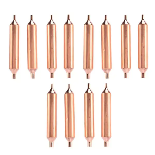 12x Kjøleskapsfilter 115 X18mm Kjøleskapsfilter Tørker Tilbehør Kjøling(Messing)