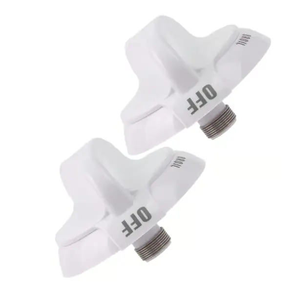 2 x hvite ovnsbrytere erstatning for Hotpoint EA225985 PS225985 0,25 tommer