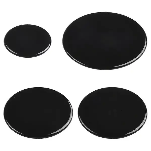 4 stk. komfyrtopp gassbrennerlokk 55 mm 75 mm 100 mm for ovn gassbrenner krone flammelokk kjøkkentilbehør Flat
