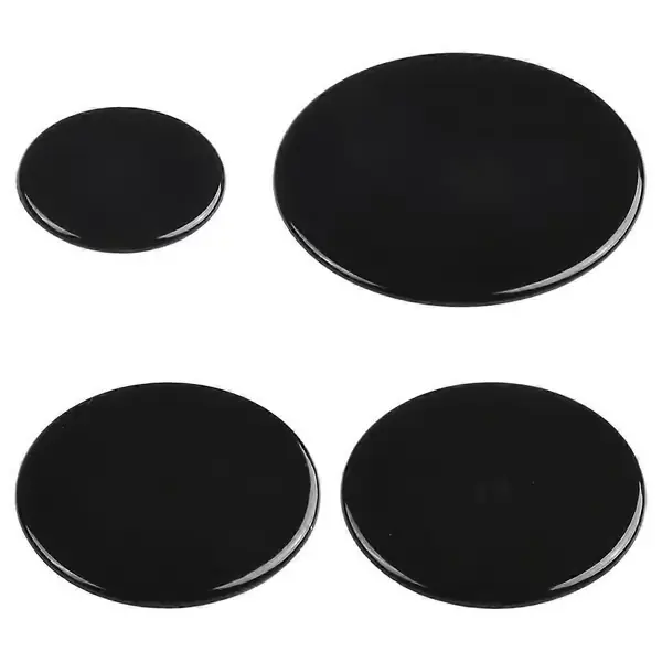 4 stk Koketopp Gassbrennerlokk 55mm 75mm 100mm for Ovn Gassbrenner Krone Flamme Lokk Kjøkkentilbehør Plate