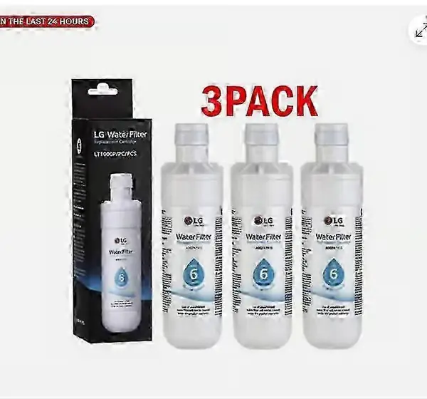 3-PAKKE LG-LT1000P ADQ747935 Kjøleskap Vannfilter Erstatning UKp