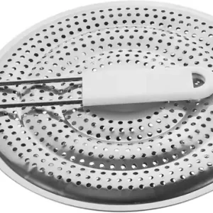 20 CM Gassvarmespreder, Kjøkkentilbehør, Rustfritt Stål, Dobbel Tykkelse, Enkel å Rengjøre, Varmespreder