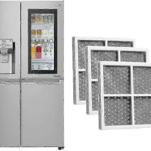 Luftfilter for LG Pure N Fresh kjøleskap, 3 stk. reservefilter for frisk luft, for LG ZZJ - JV