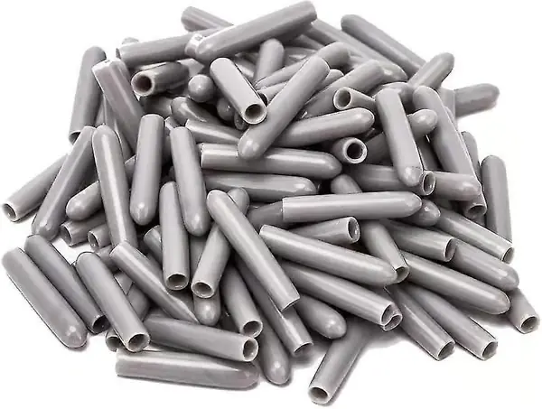 120 stk. oppvaskmaskinhetter, indre diameter 3 mm PVC-beskyttelsesdeksel, oppvaskmaskinkurv, 3*25 mm (grå) Banmo