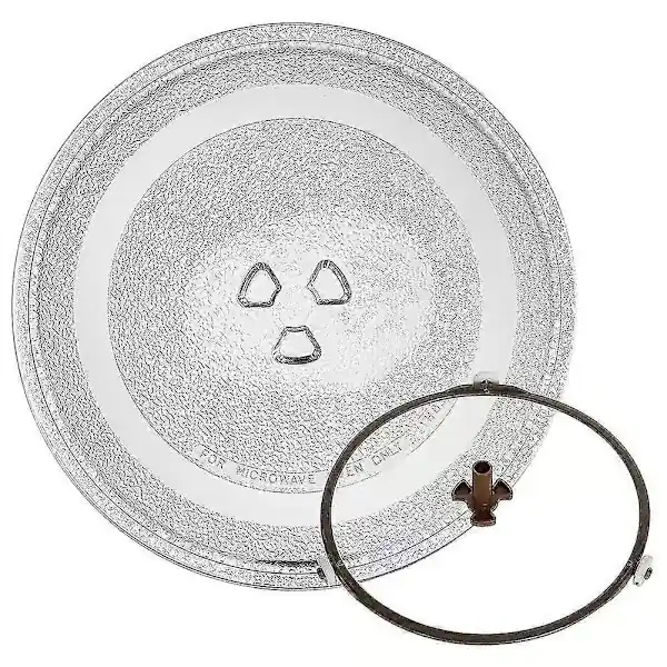 Universal Mikrobølgeovn Glassplate Holdbar Mikrobølgeovn Glassplate, Rund Mikrobølgeovn Plate Cove_yux
