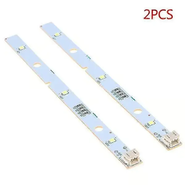 2 stk fryserlys LED-stripe for RONGSHENG/HISENSE kjøleskap LED-lys E349766 MDDZ-162A 1629348 DC12V 2W