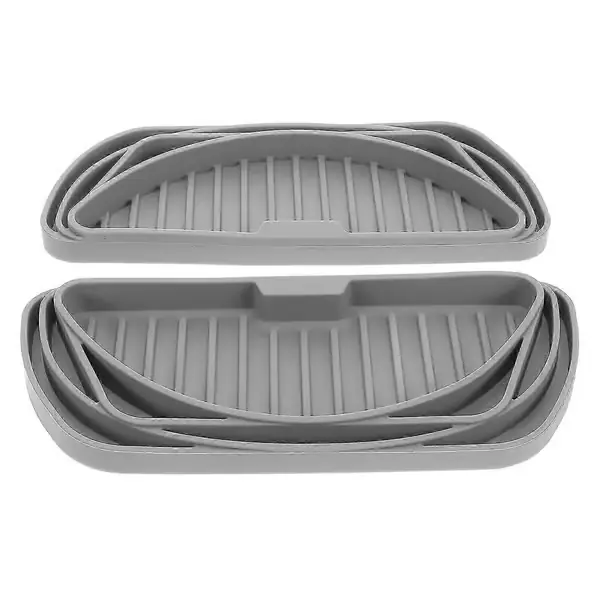 Vann dispenser for kjøleskap dryppbrett oppsamlingsbasseng huseiere grå 21.00X8.00X1.50CM Vann- og isoppsamling 2 sett