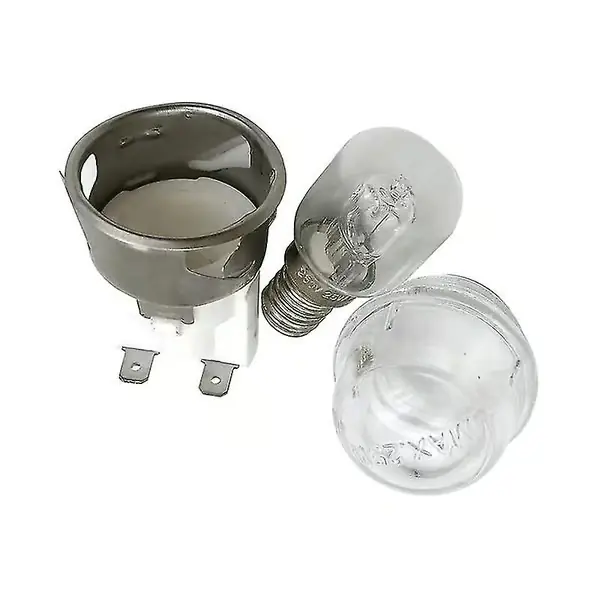 2 sett E14 Høytemperaturbestandig 300 Celsius 250v 25w Ovnlampe, ovnlampeholder, ovnbelysning