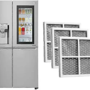 Luftfilter for LG Pure N Fresh kjøleskap, 3 stk erstatningsfilter for frisk luft, for LG Zzj