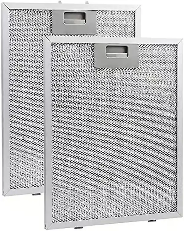 2 stk. Kjøkkenhette Fettfilter, 10.23x12.63 tommer Kjøkkenhette Filterutskifting, Aluminiumsnetthette Ventilasjonsfilter For Whirlpooll Lkea Jenn A...